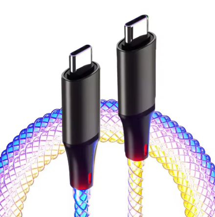 Cablu de Încărcare 66W cu LED RGB